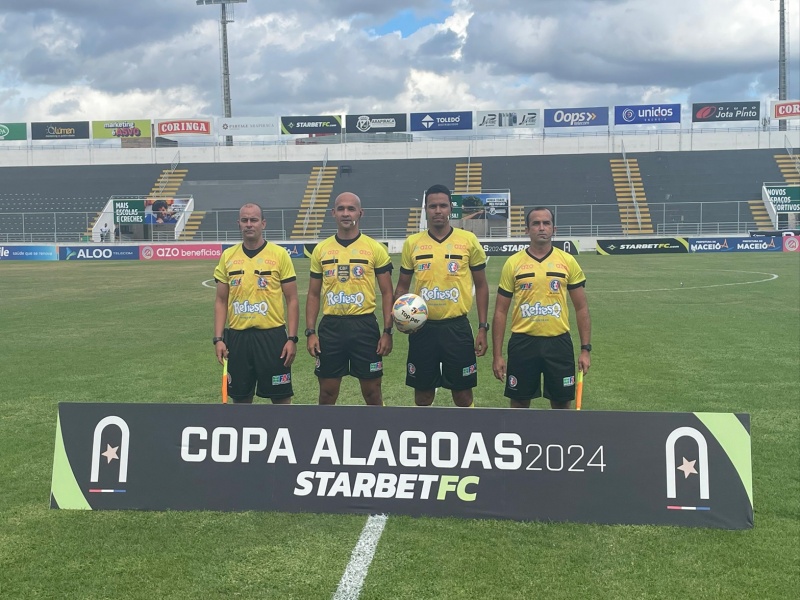 FAF divulga arbitragem para jogos da Copa Alagoas Starbet FC 2024