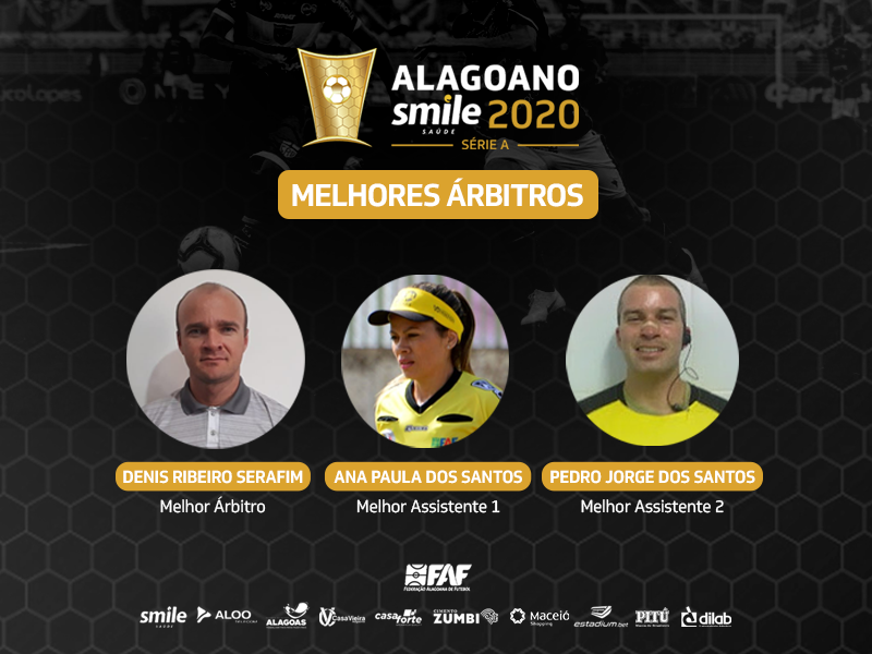 FAF divulga o melhor árbitro e melhores assistentes do Alagoano