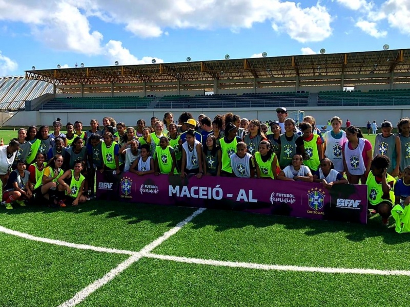 Maceió será a capital do futebol feminino nos dias 11, 12 e 13